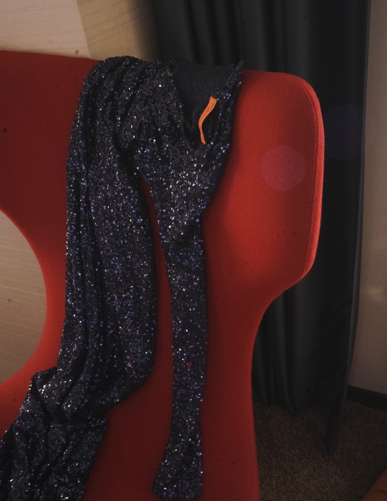 Vestido lentejuelas Marino