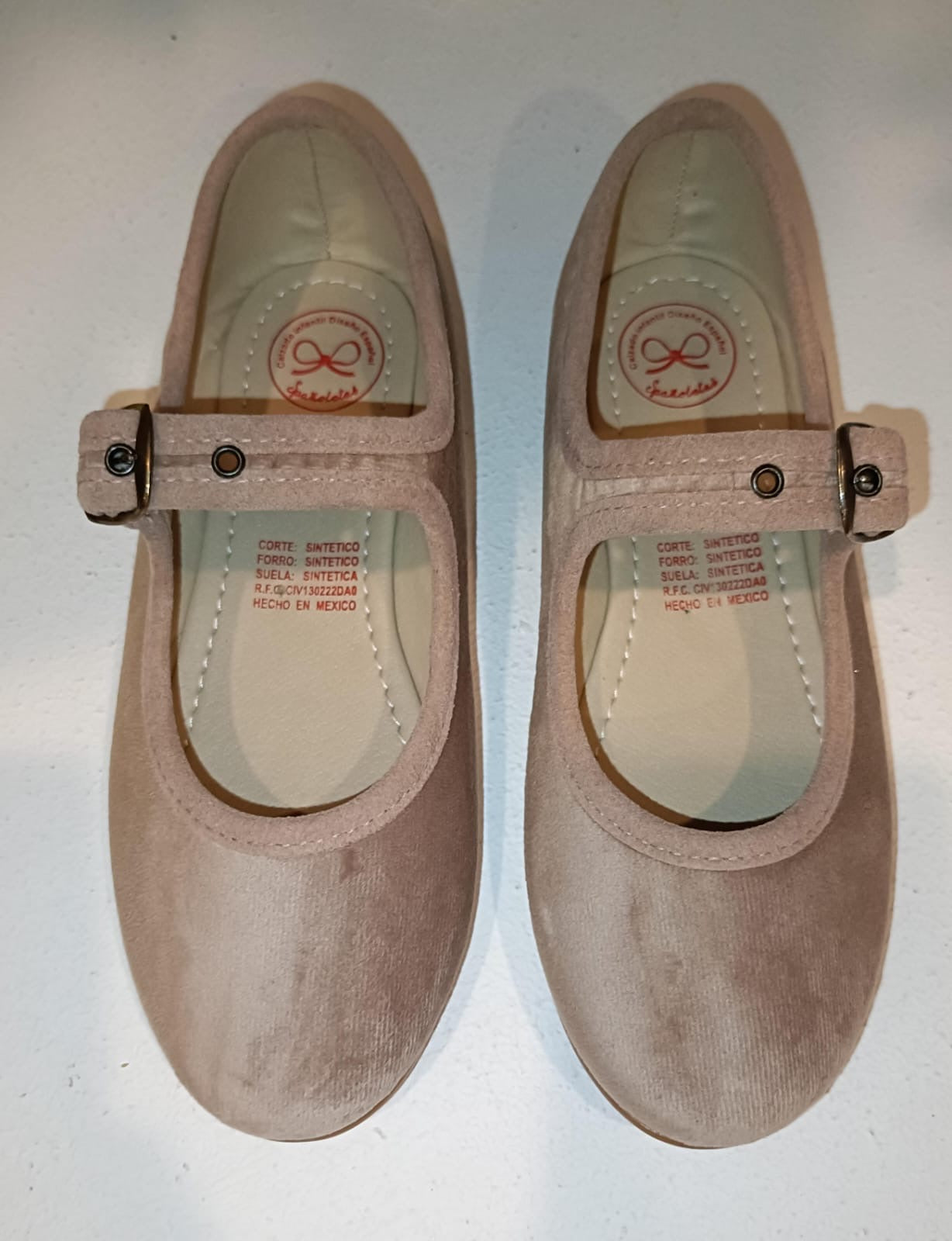 Clásica hebilla terc. Rosa nude