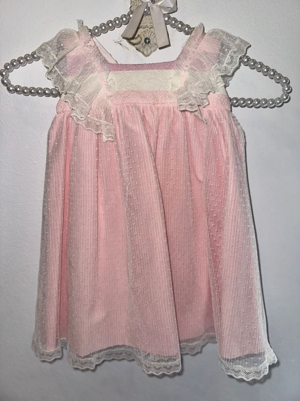 Vestido tul rosa CT