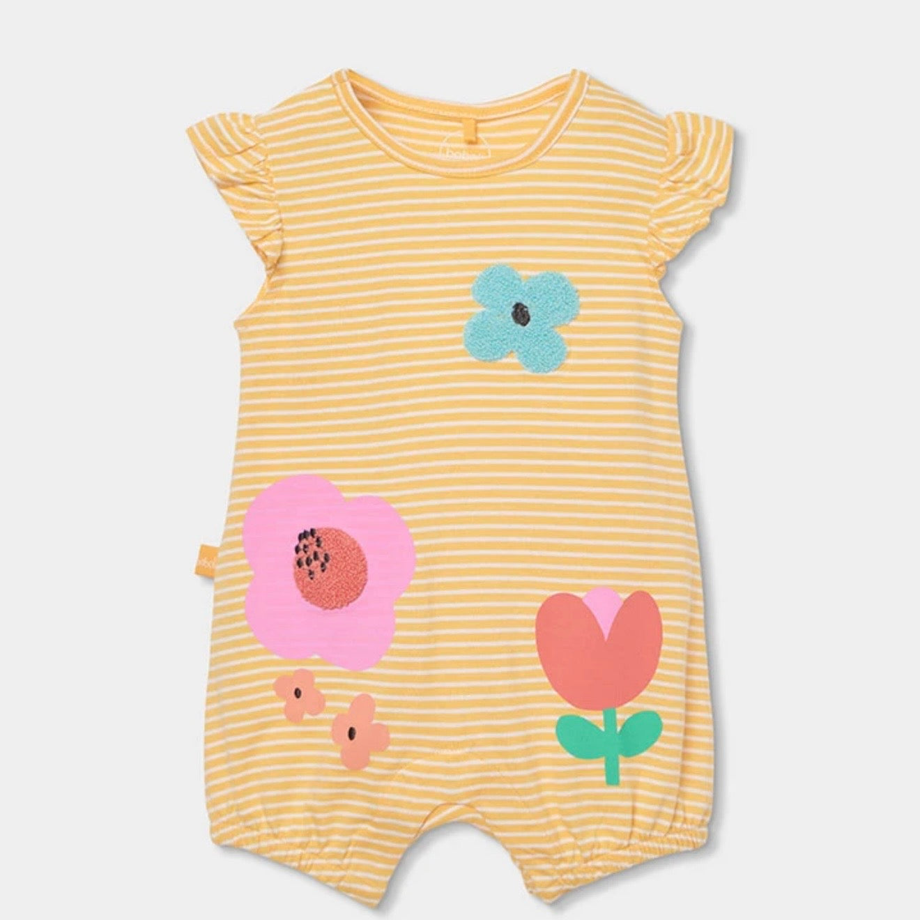 Pelele listado amarillo