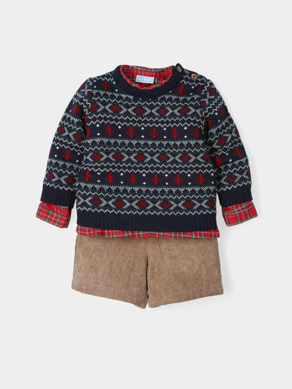 Jersey con camisa y pantalón corto