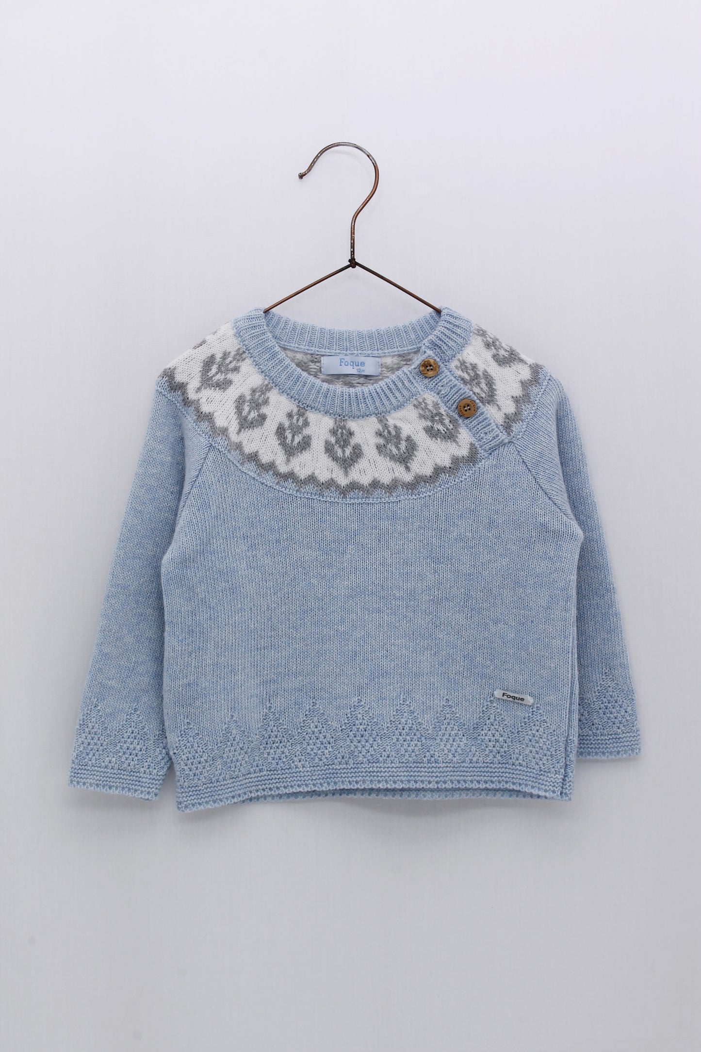 Jersey con greca cc flor