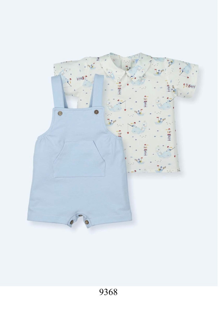 Perú y blusa estampada algodón nube
