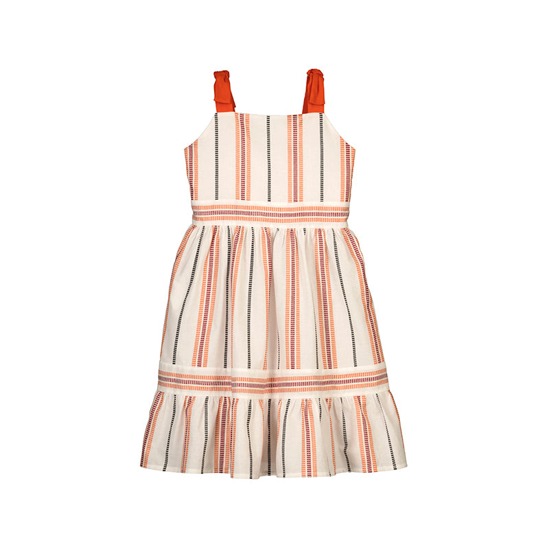 Vestido tirantes rayas