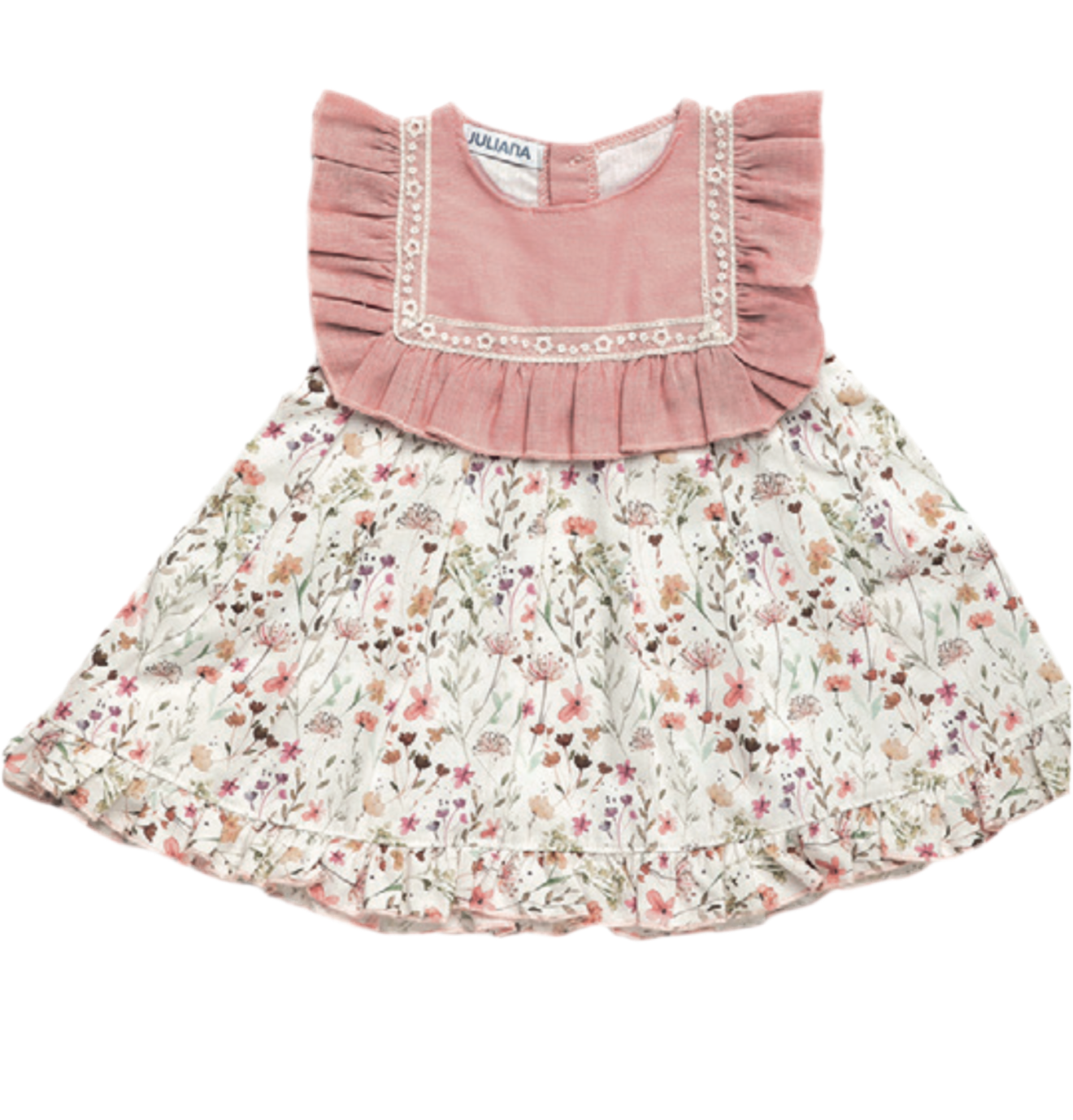 Vestido cortado cintura