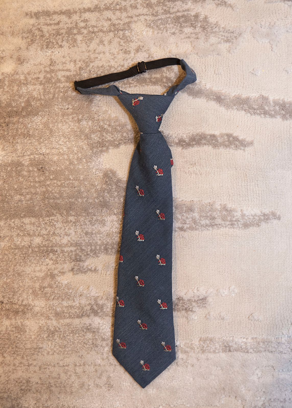 Corbata estampado tortuga