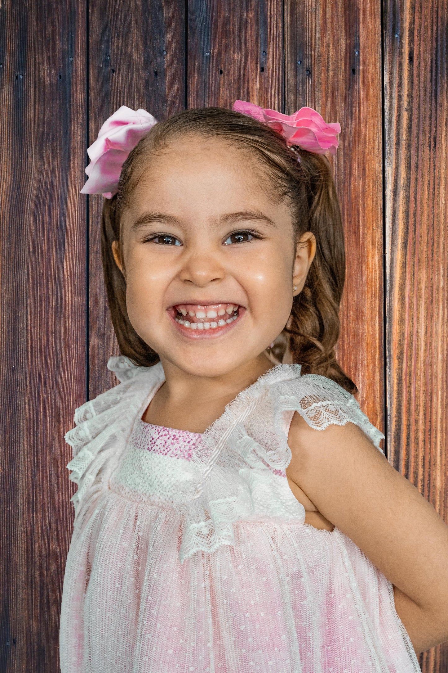 Vestido tul rosa CT