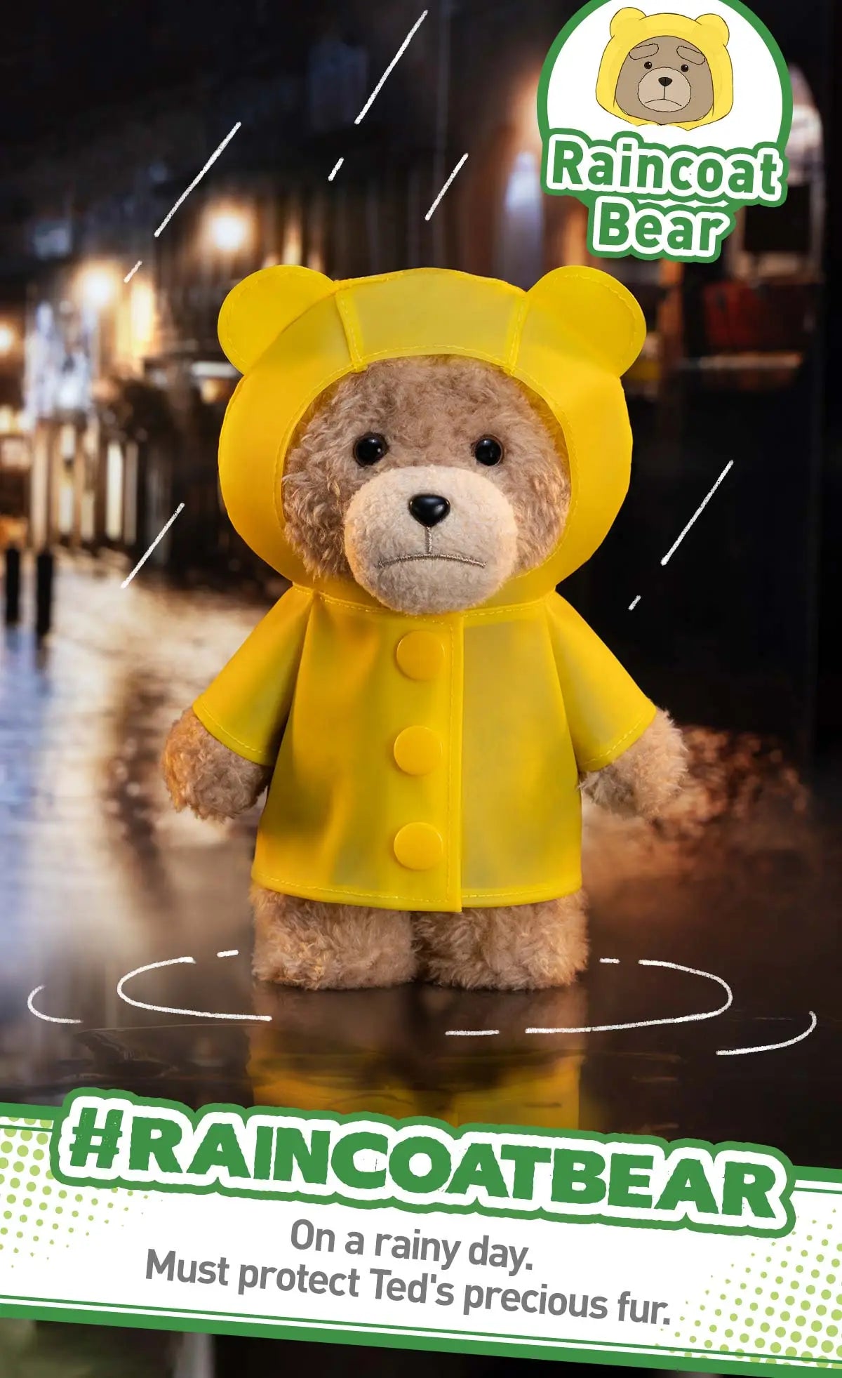 Ted2 Teddy Bear Plush Pendant
