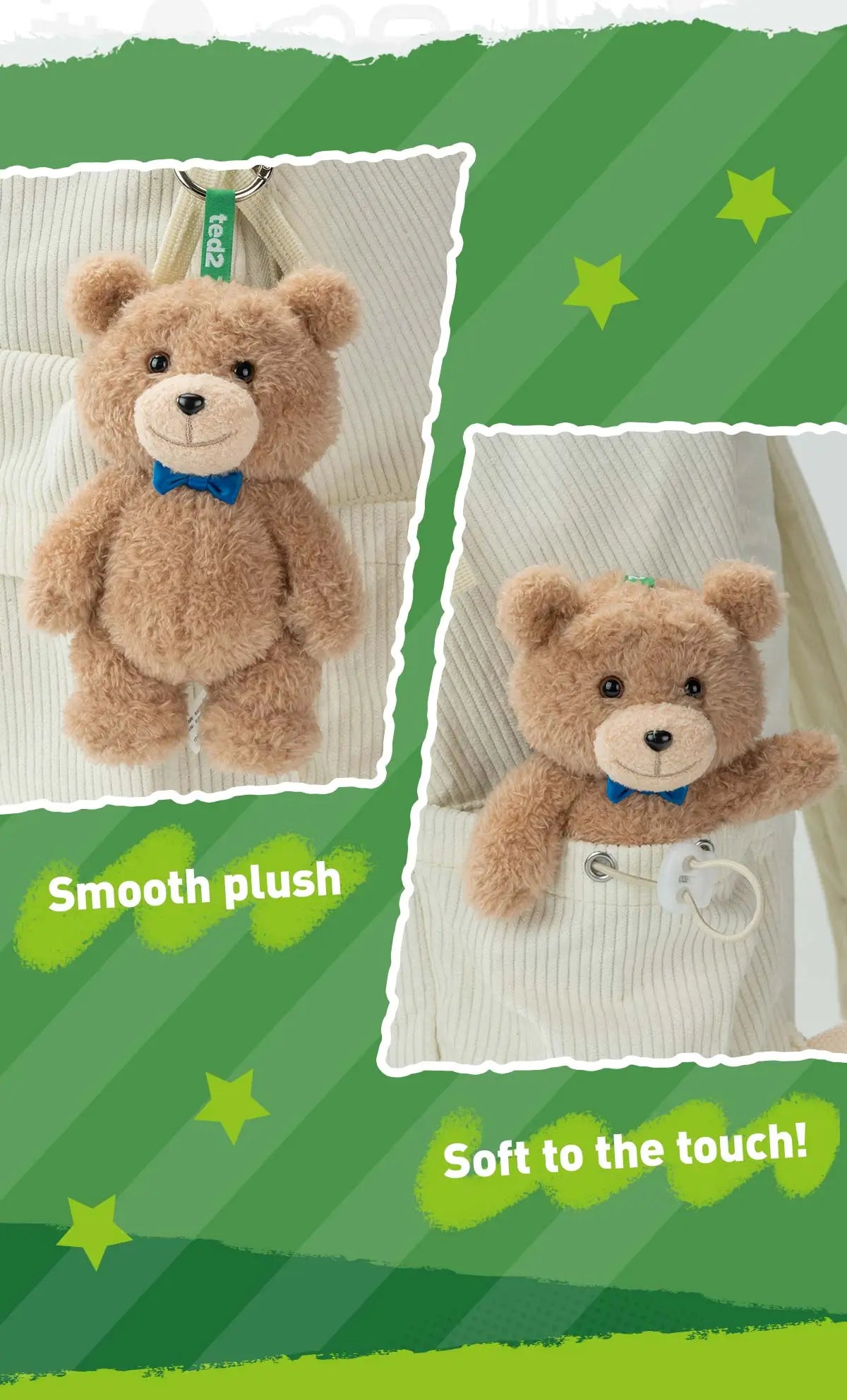 Ted2 Teddy Bear Plush Pendant