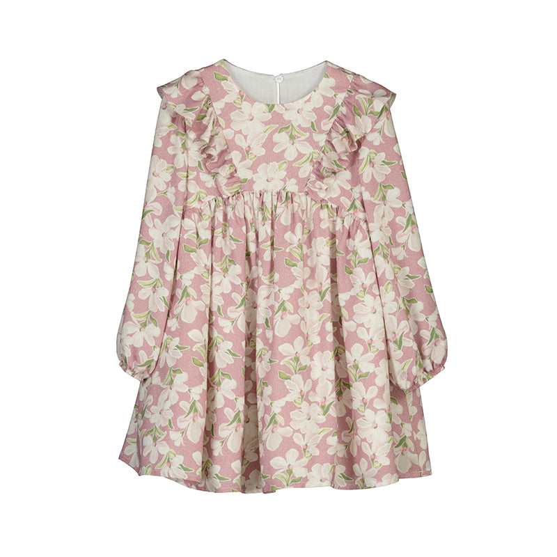 Vestido flores rosa