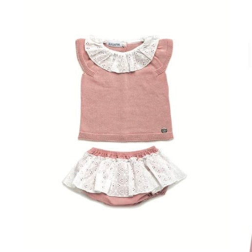 Conjunto encaje sutil