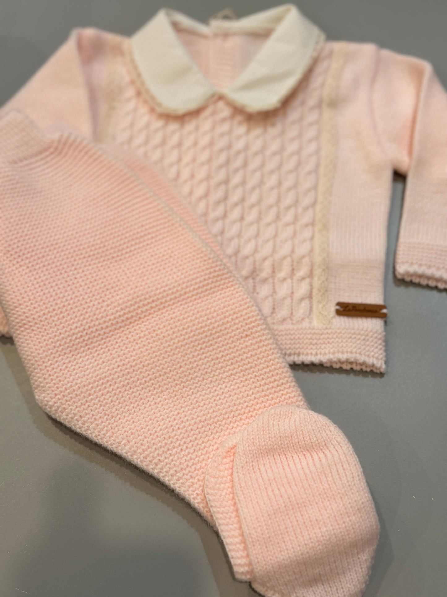 Conjunto tejido pink