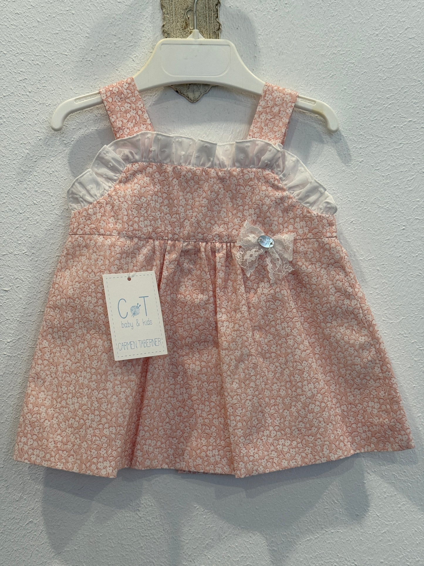 Vestido ribete pecho