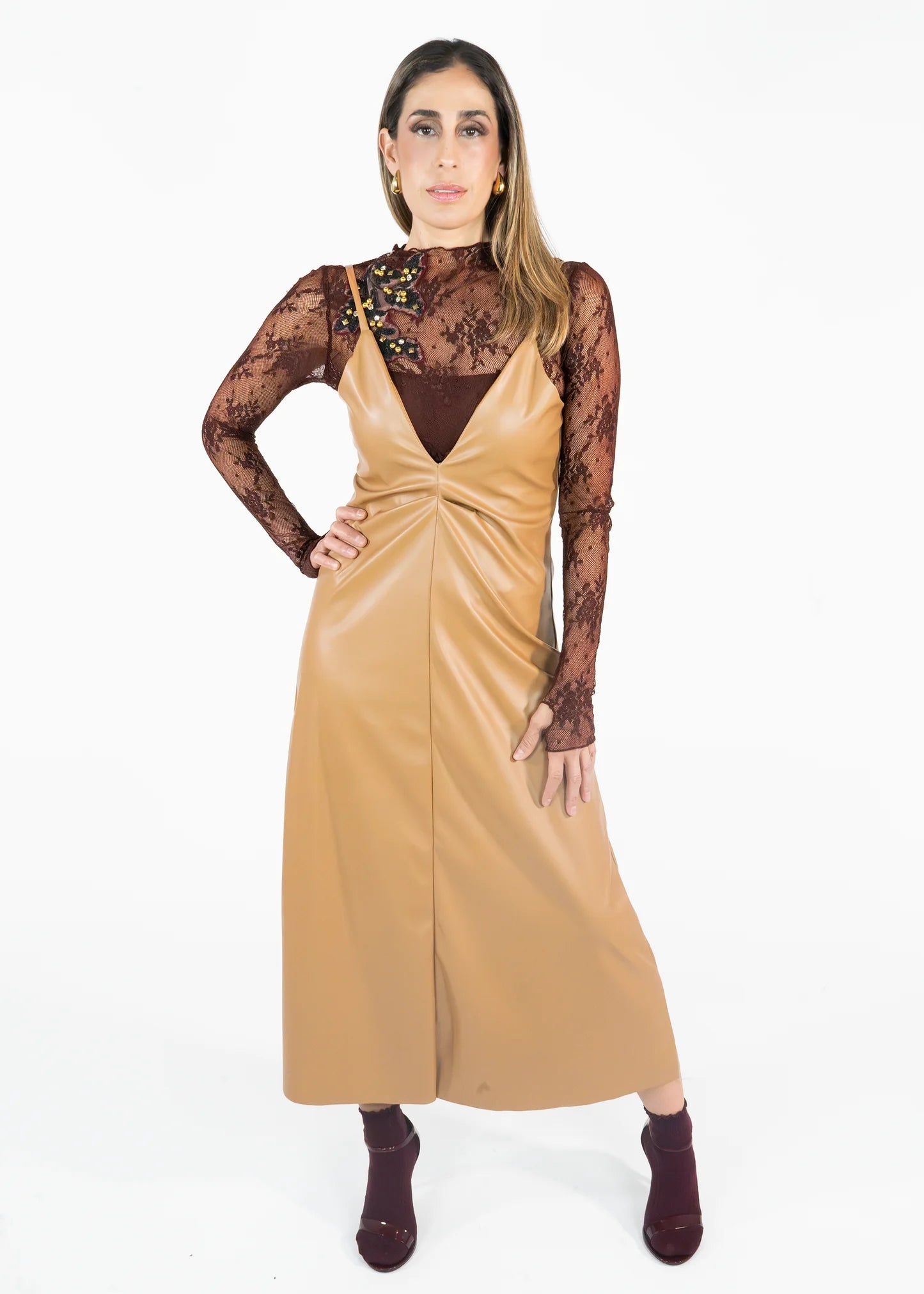 Jumper Vinipiel Beige