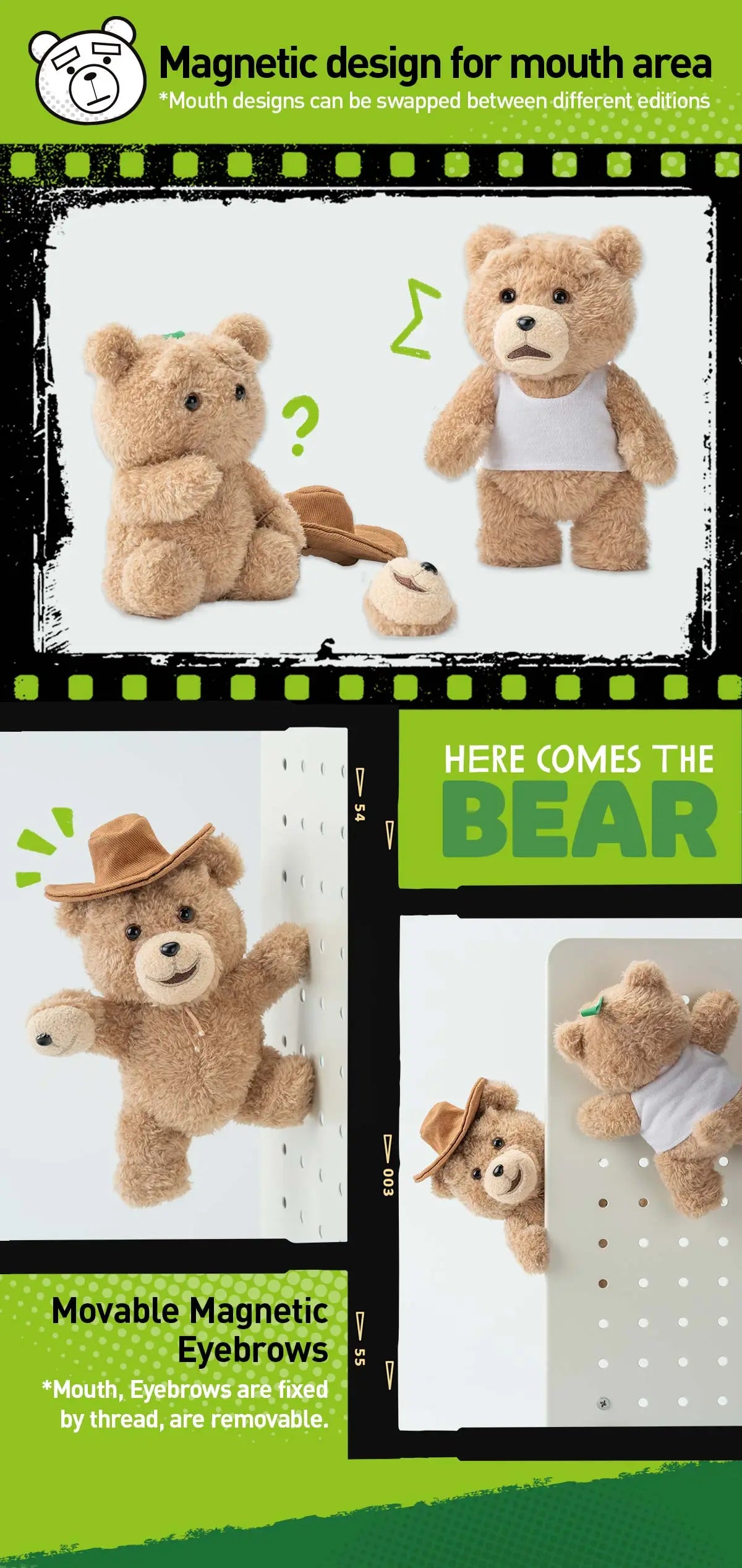 Ted2 Teddy Bear Plush Pendant
