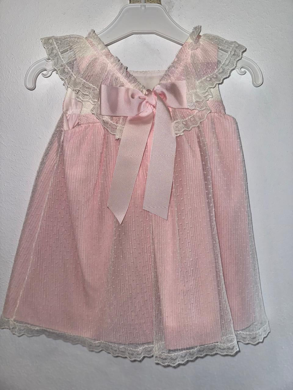 Vestido tul rosa CT