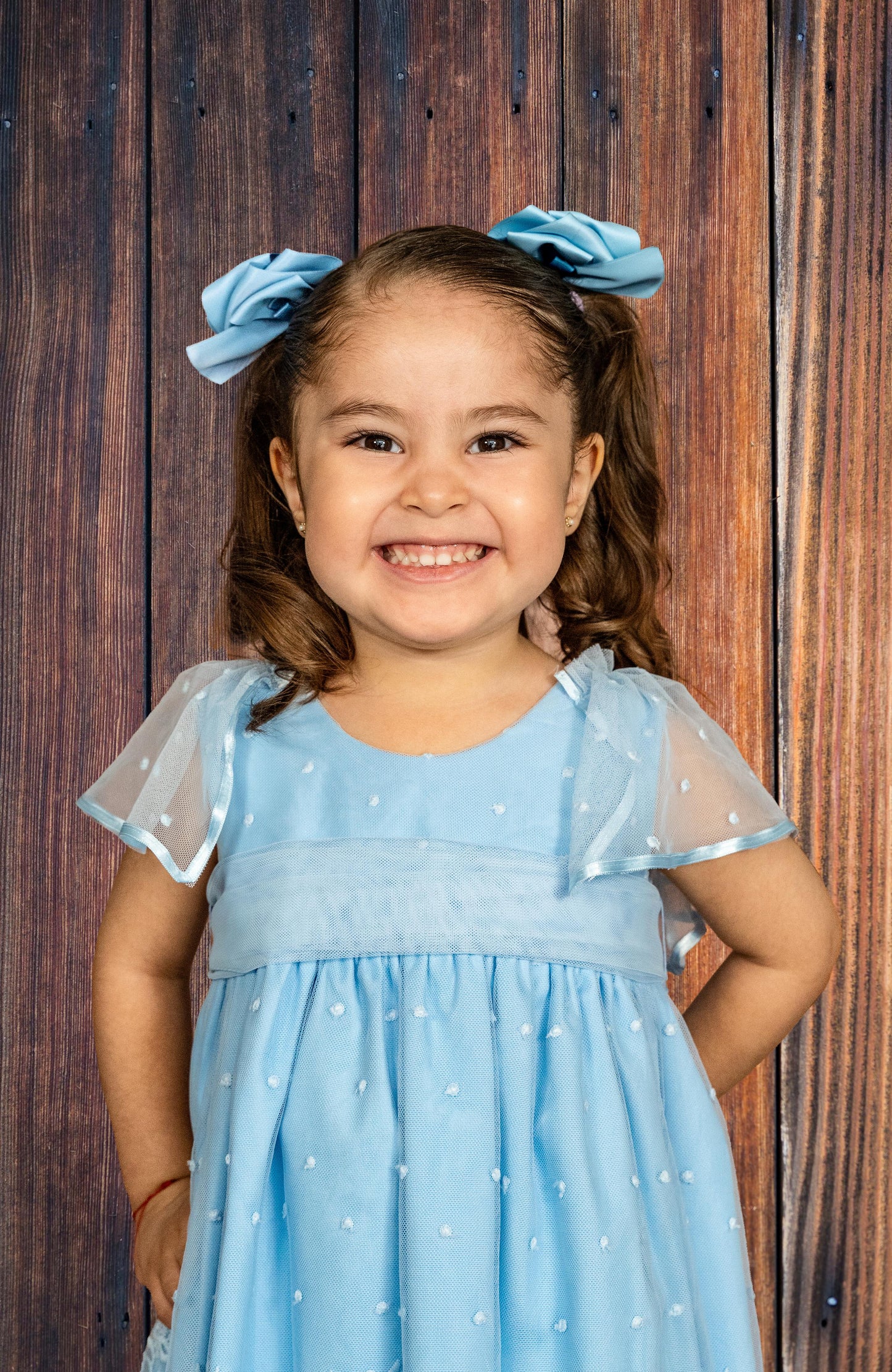 Vestido lazos azules CT