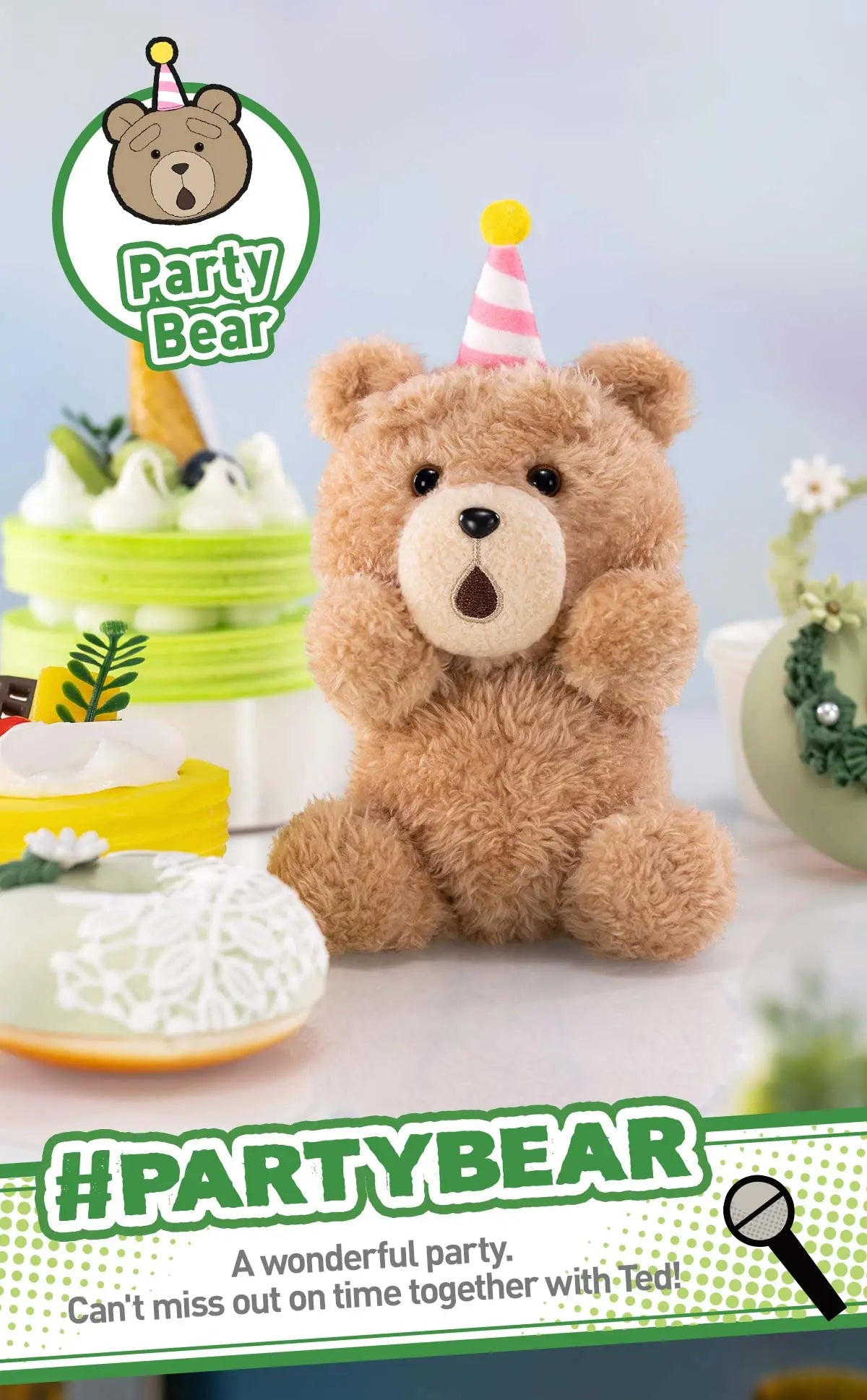 Ted2 Teddy Bear Plush Pendant