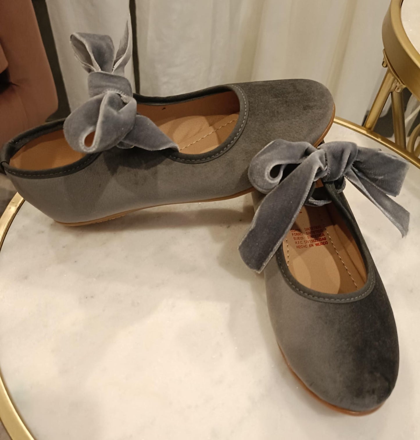 Zapato clásico terciopelo