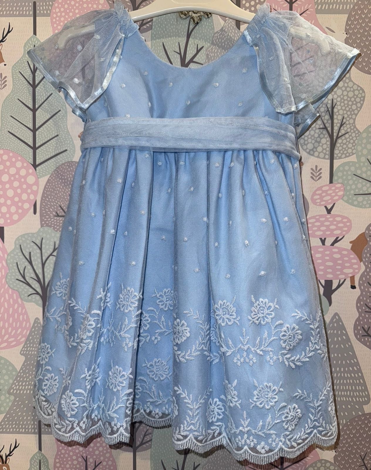 Vestido lazos azules CT