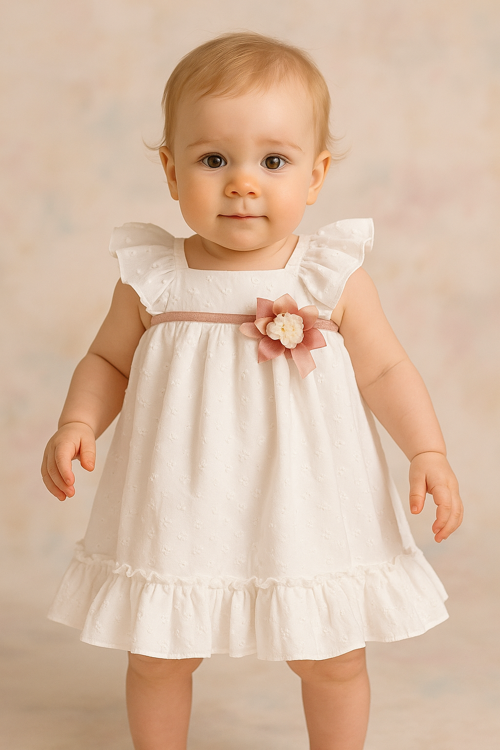 Vestido bordado s/b CT