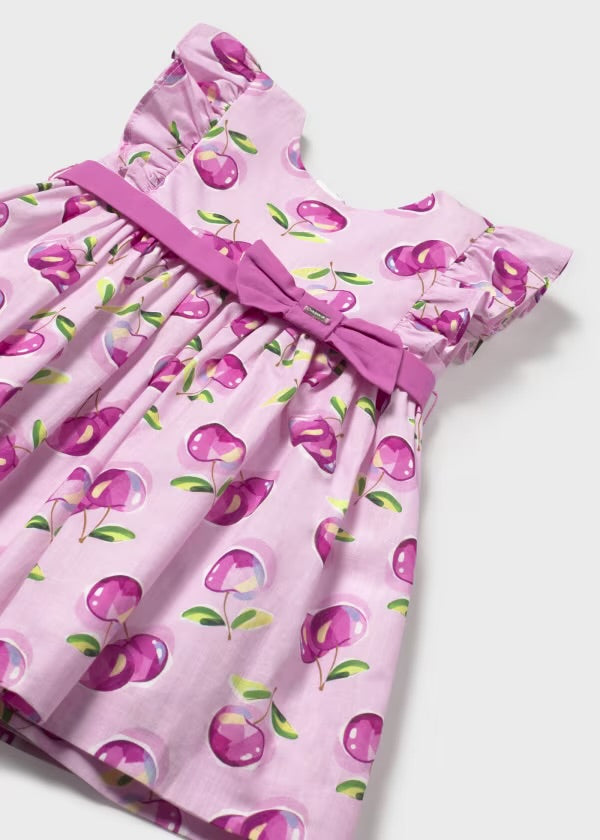 Vestido cherry malva