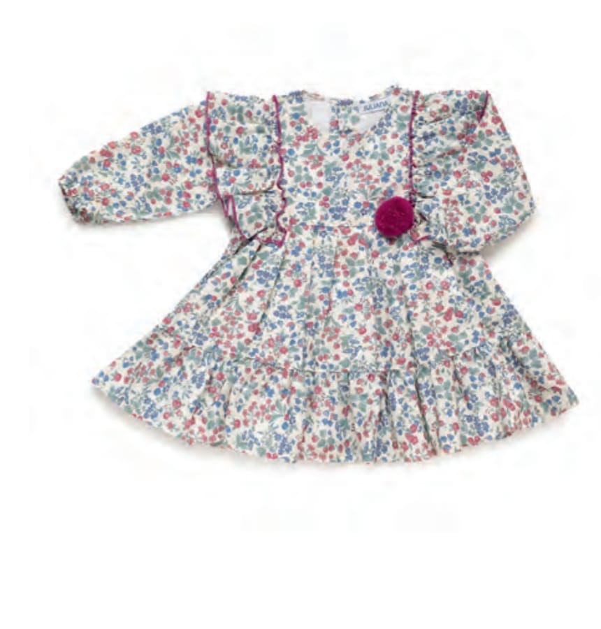 Vestido Flores 25661