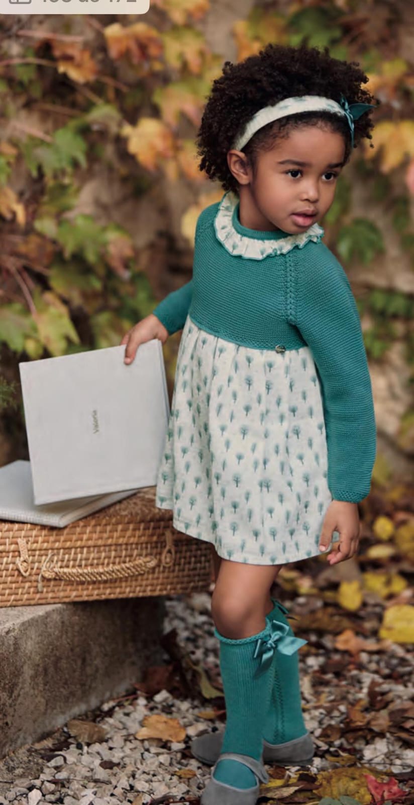 Vestido Punto árboles 25644