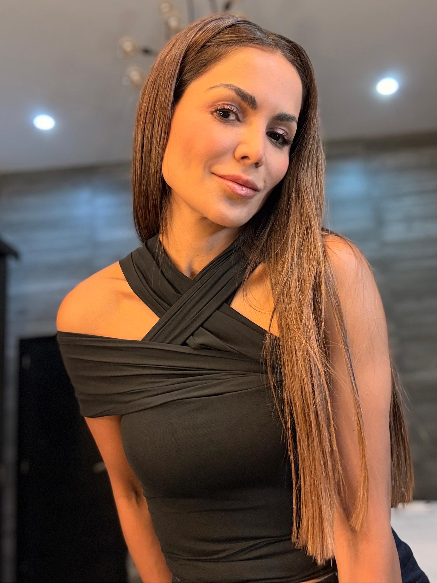 Top Elisa Azul Marino