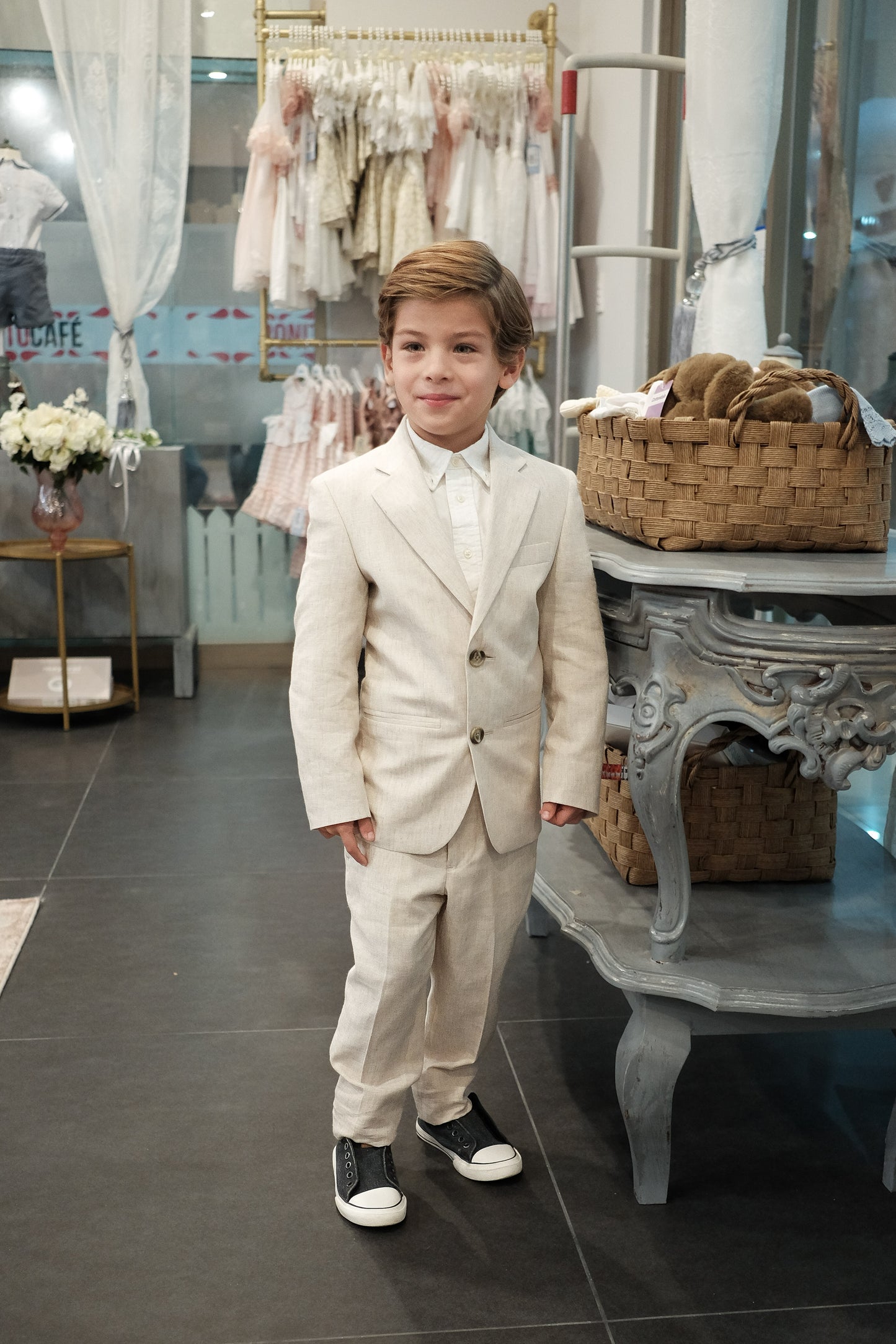 Traje casual arena Lino