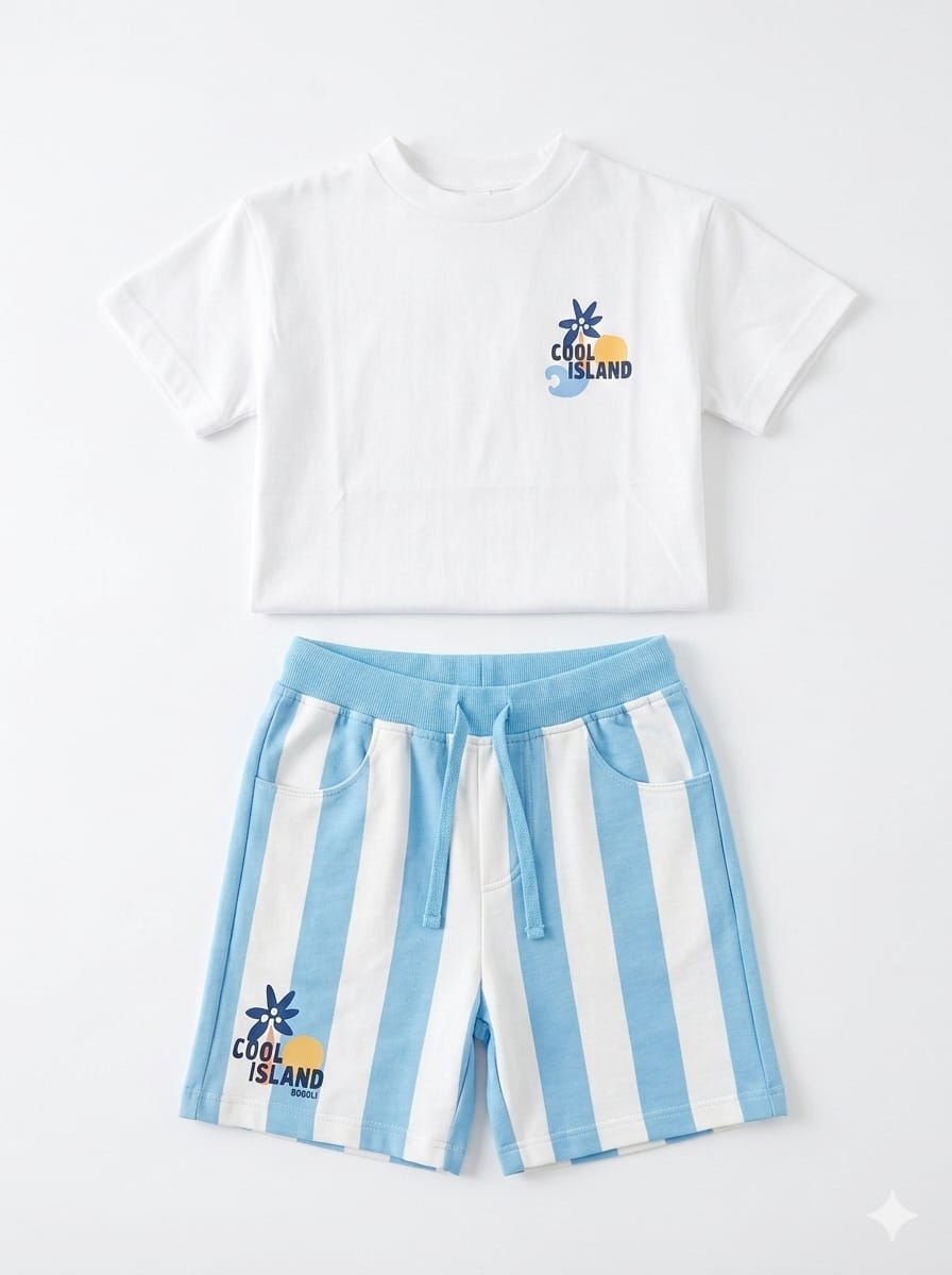 Conjunto niño azul
