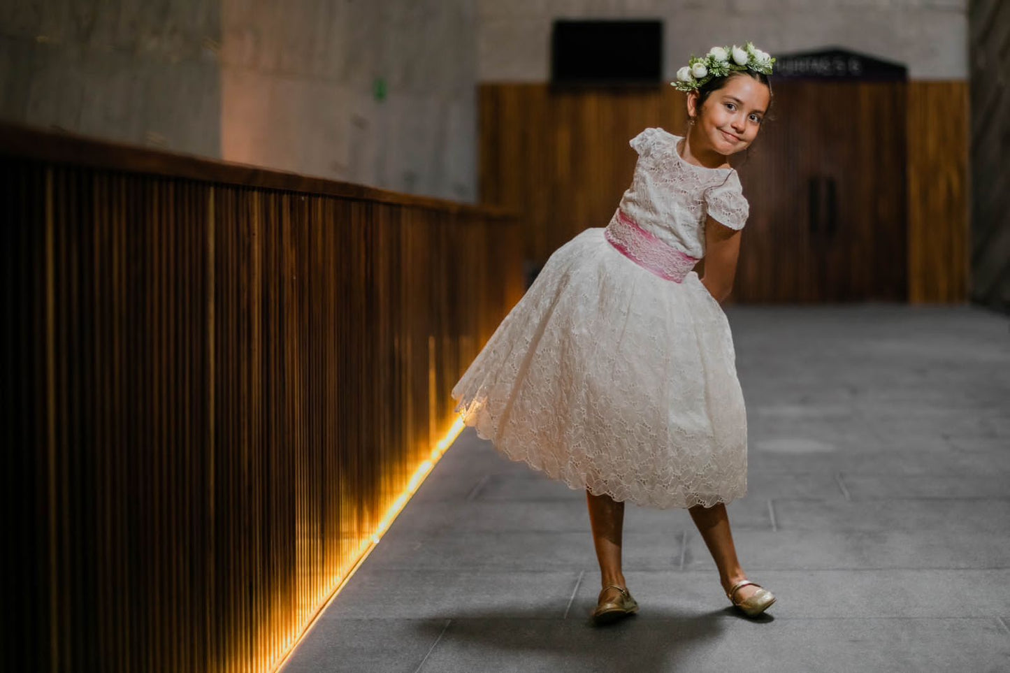 Vestido ceremonia Bianca