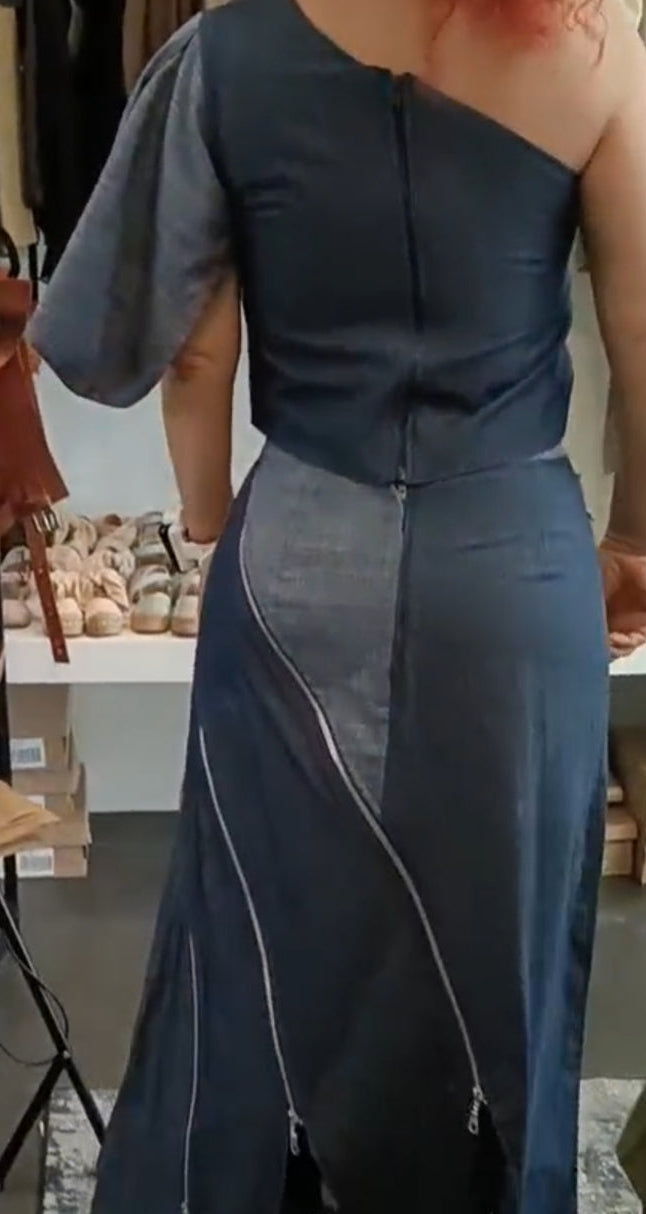 Falda Perlana mezclilla