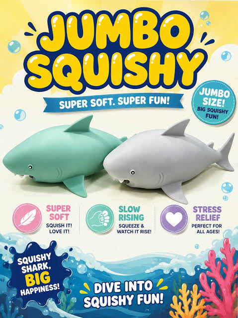Tiburones colores jumbo Squishy /