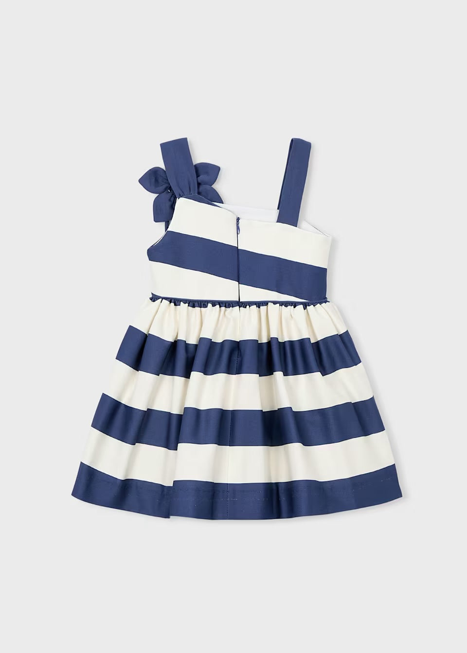 Vestido asimétrico flor 3924