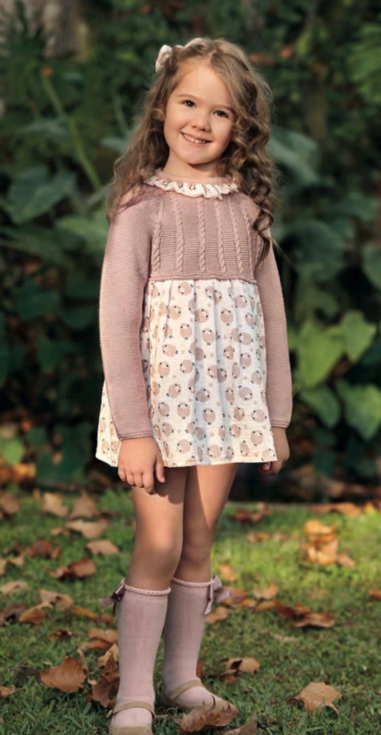 Vestido punto ovejas