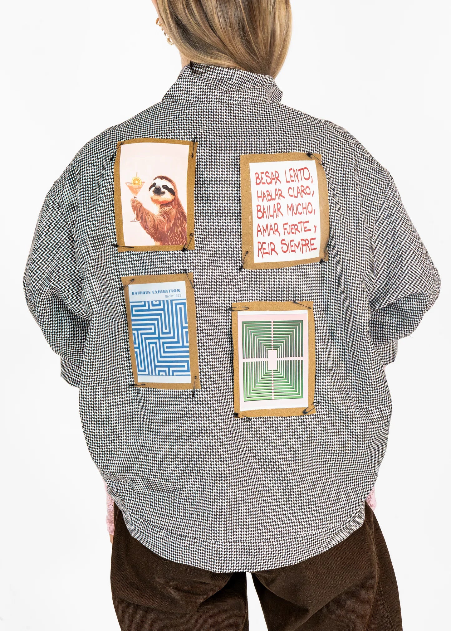 Chaqueta bomber mascotita