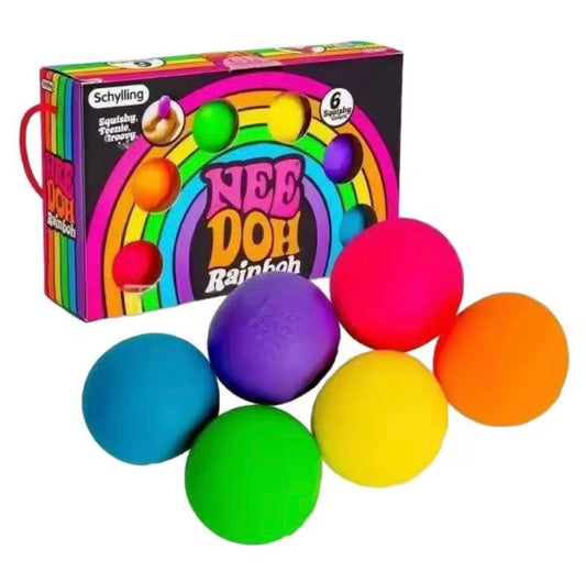 Needoh Rainboh Teenie - Juguete antiestrés squishy suave