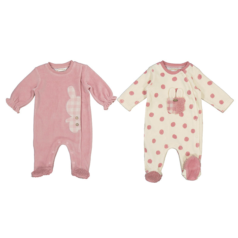 Set 2 pijamas tundosado rosa