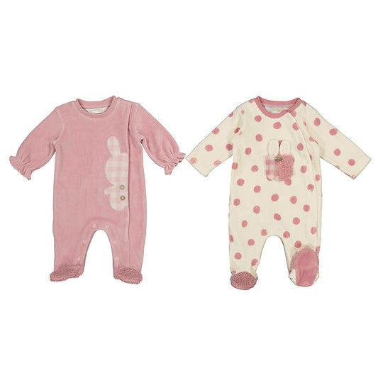 Set 2 pijamas tundosado rosa