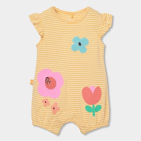 Pelele listado amarillo