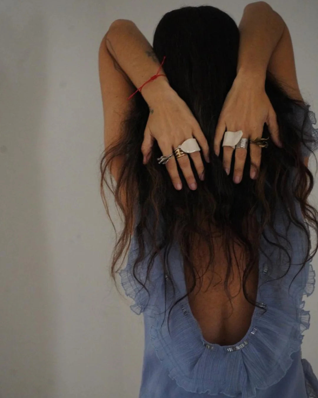 VESTIDO BLUE CRISTALES