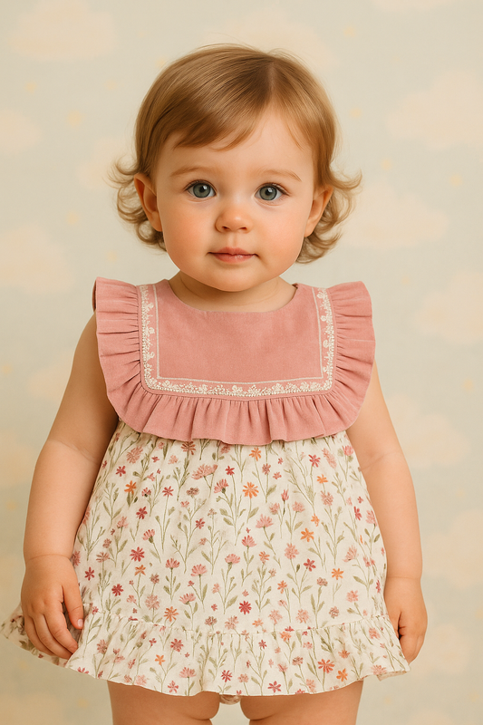 Vestido cortado cintura