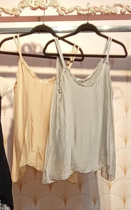 Blusa de seda italiana