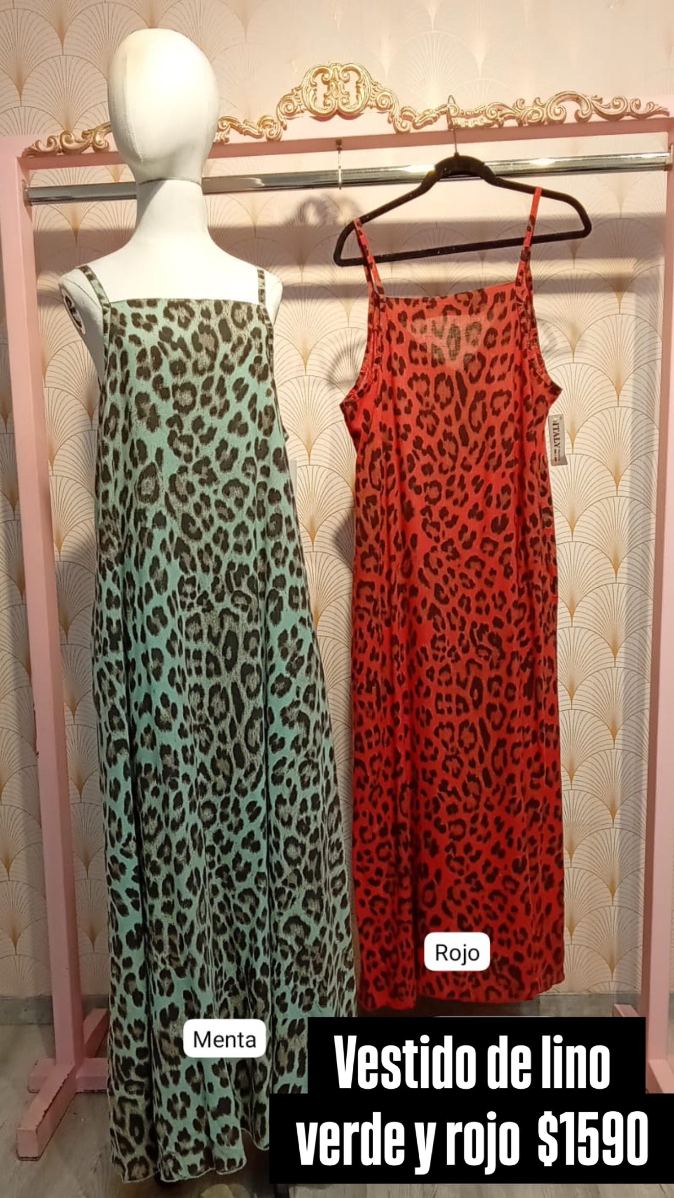 Vestido lino ITALY unitalla