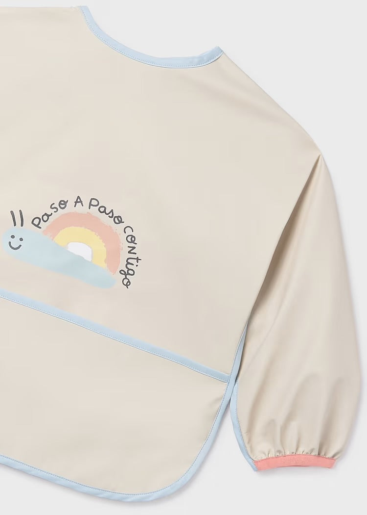 Babero con mangas 9065