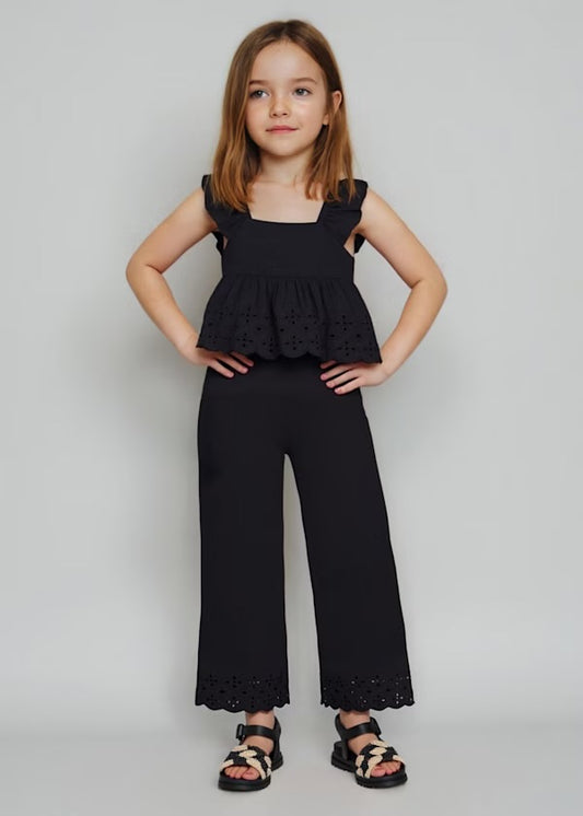 Conjunto perforado black