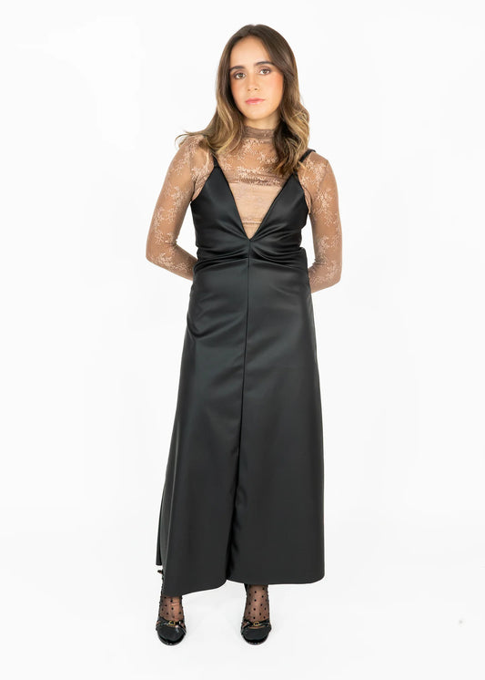 Jumper vinipiel negro