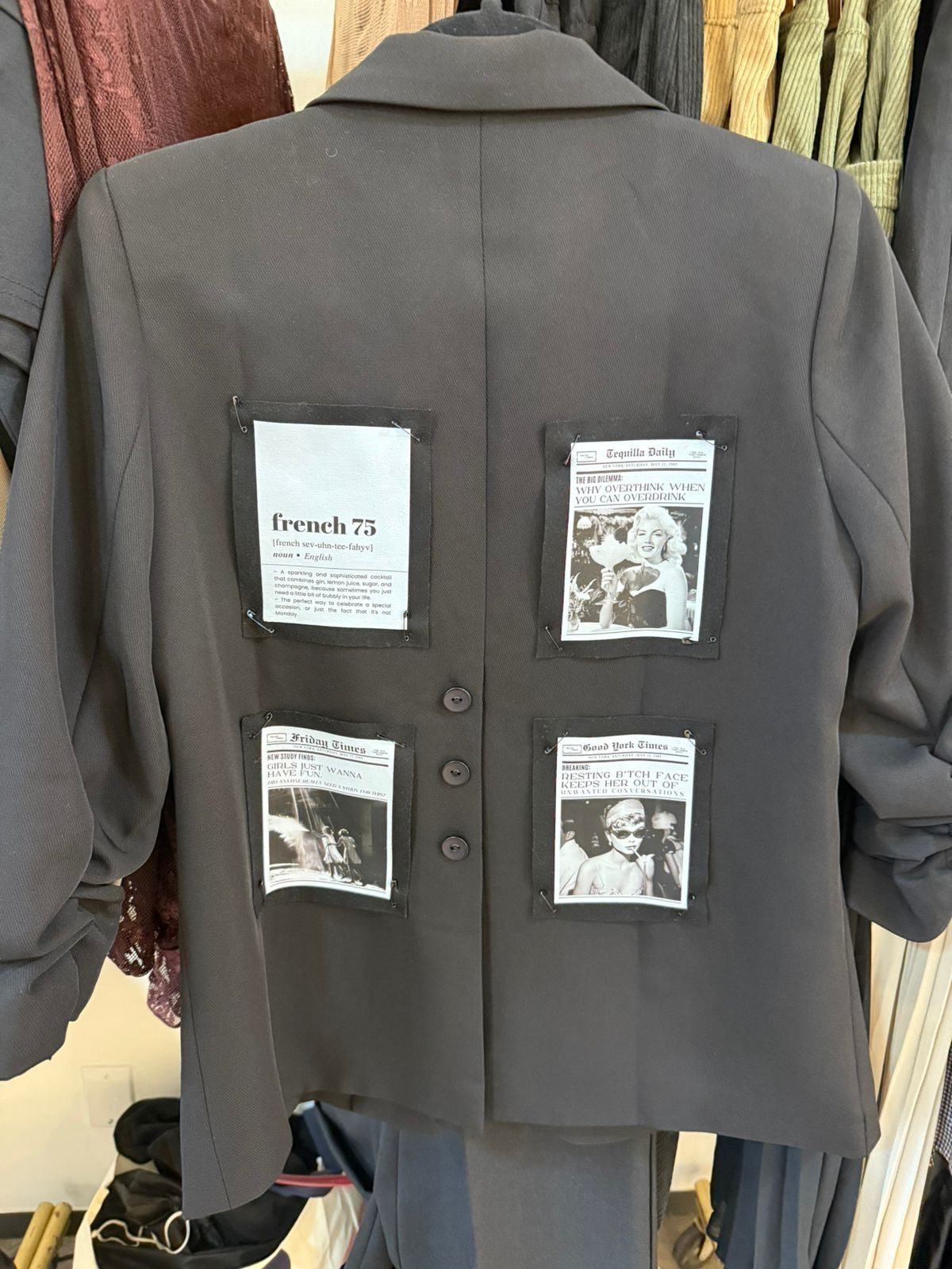 Blazer post it negro