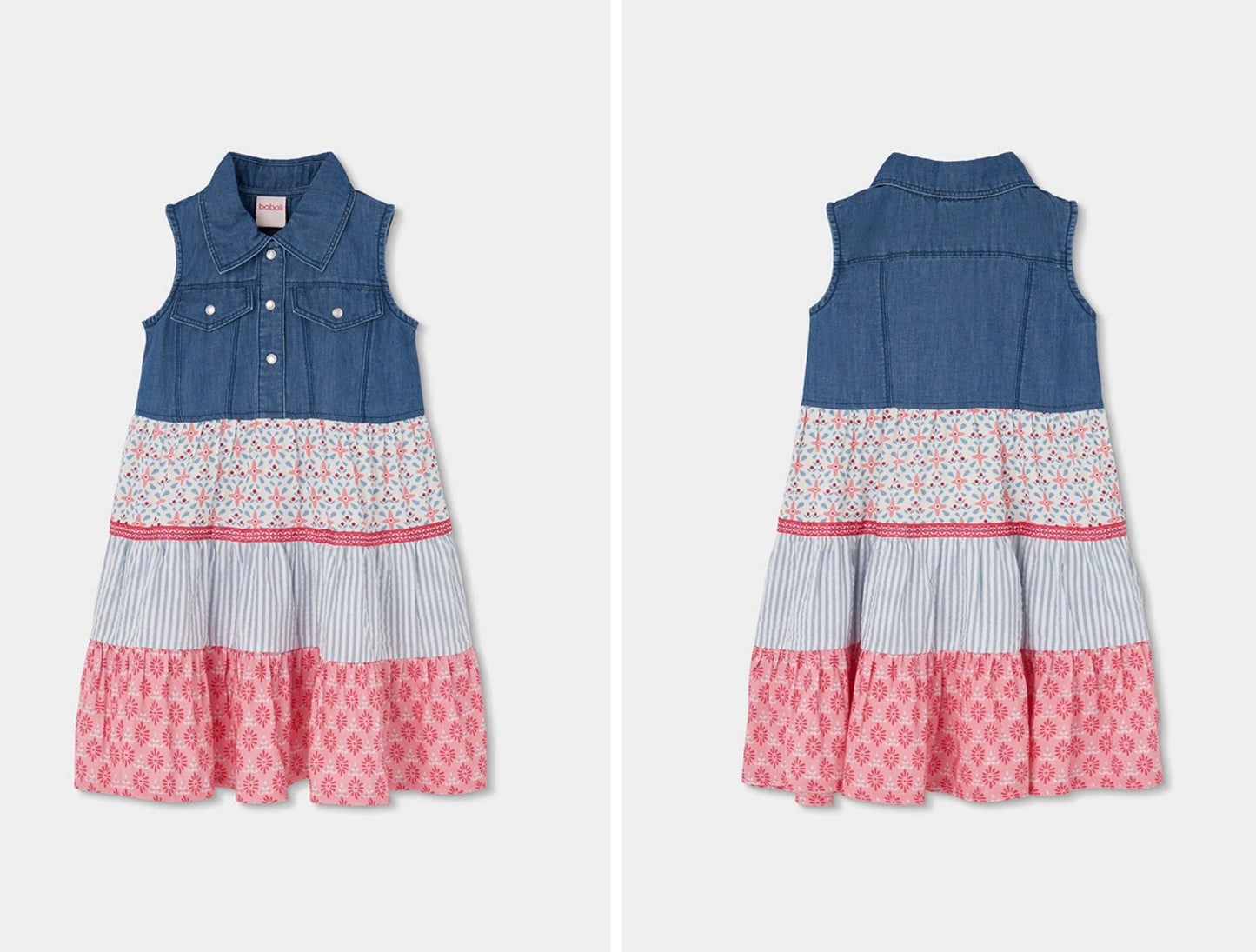 Vestido Demin combinado
